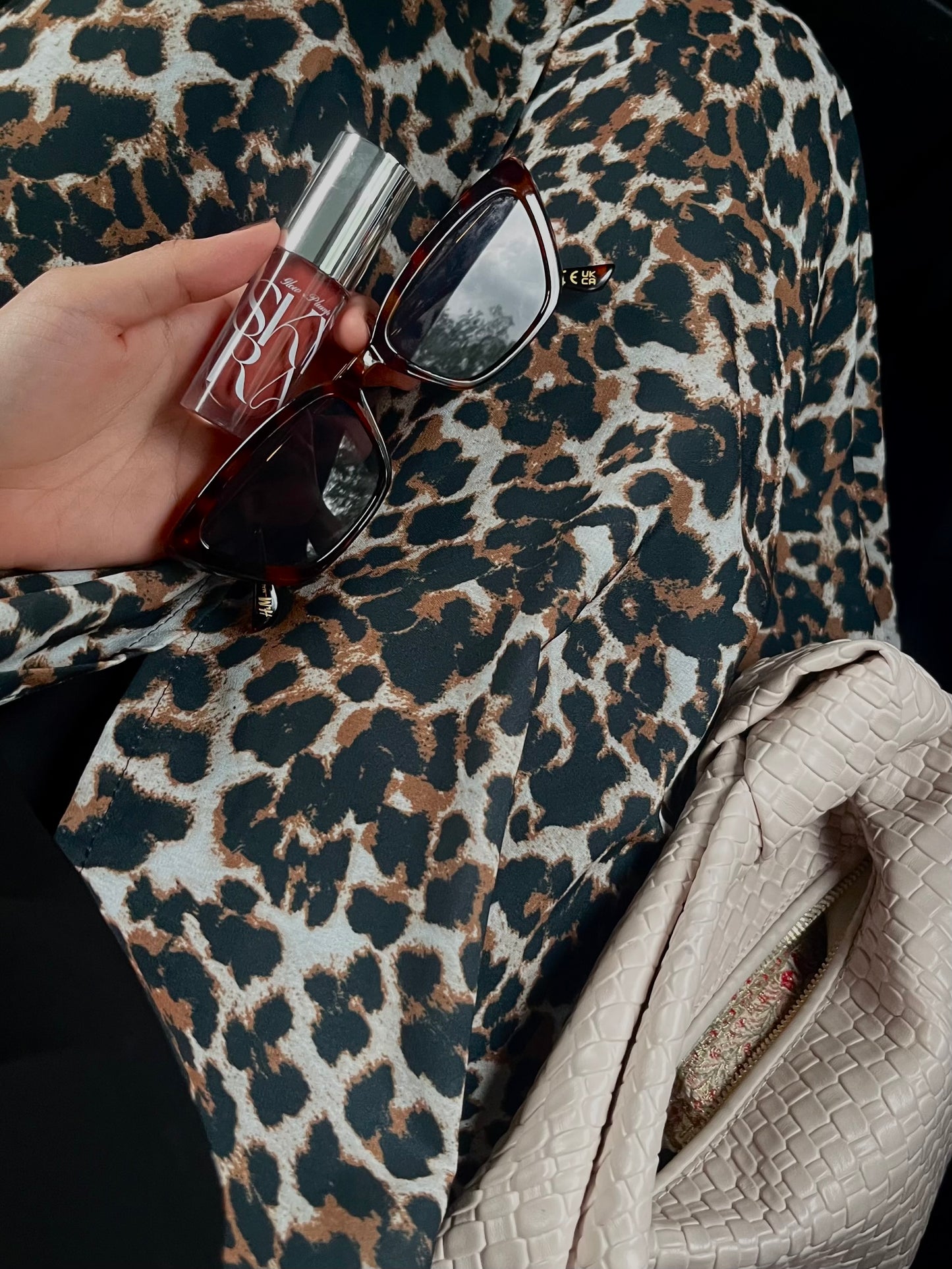 Leopard in Brown Abaya (Printed)